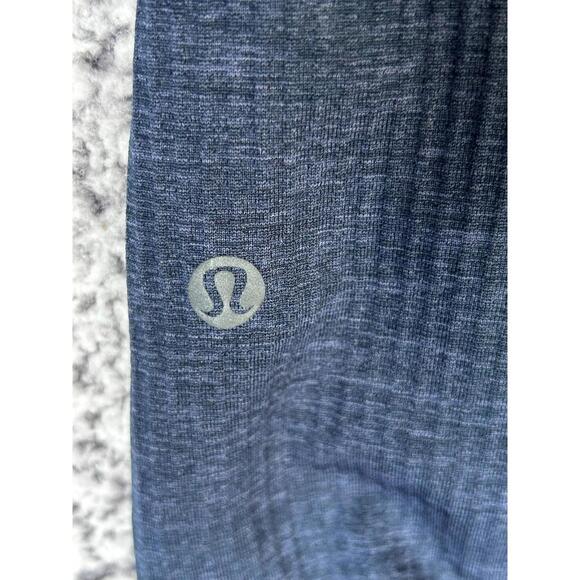 Lululemon Switchback Short Sleeve 1/4 Zip Heathered Navy Mens XXL - Picture 4 of 5